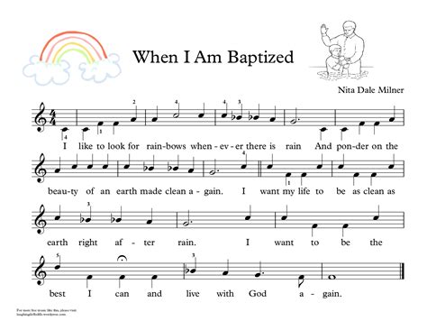 When I Am Baptized: Shearing My Innermost with Sheet Music